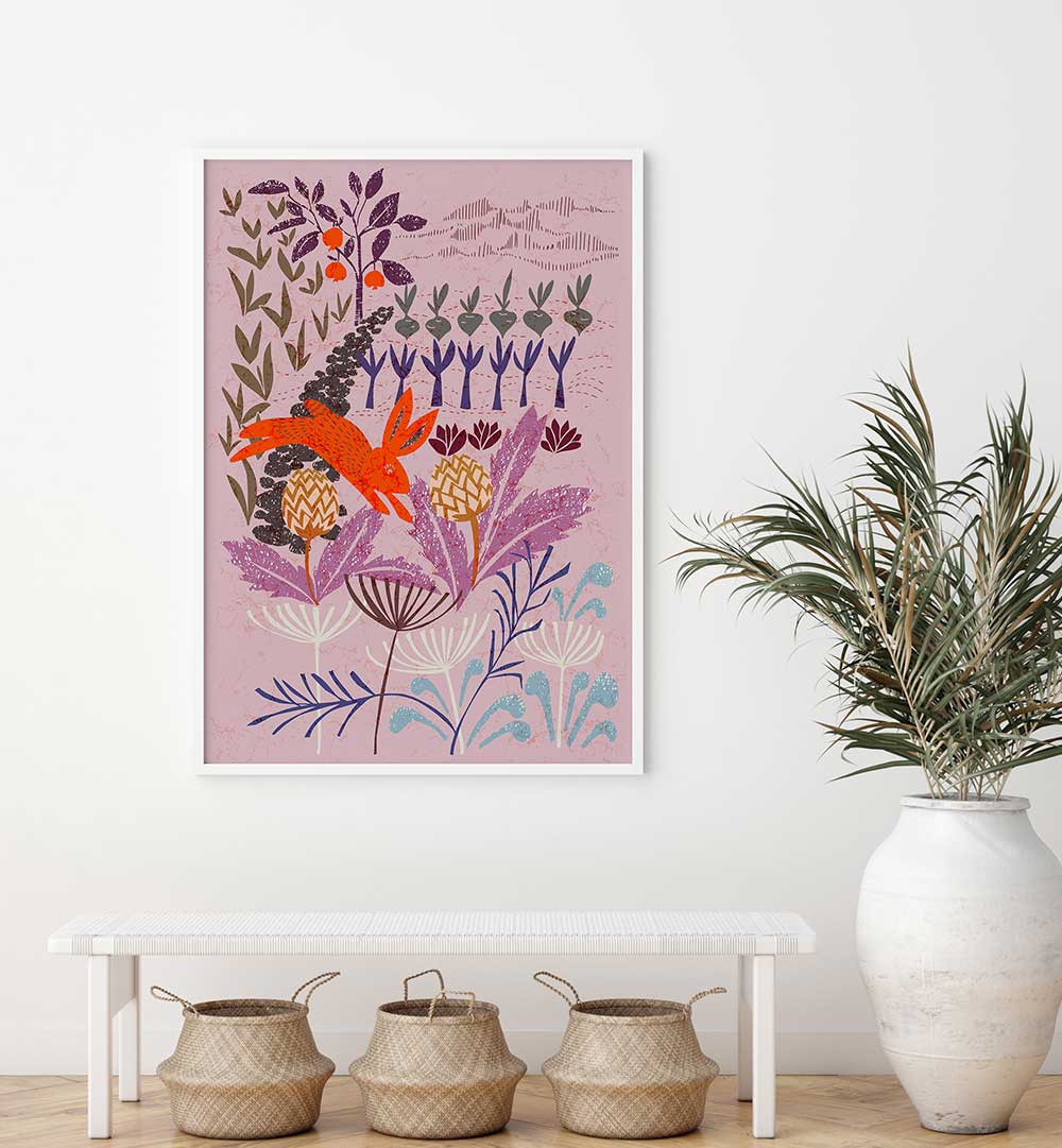 ARTICHOKE THIEF , FLORAL FLOWER PAINTINGS