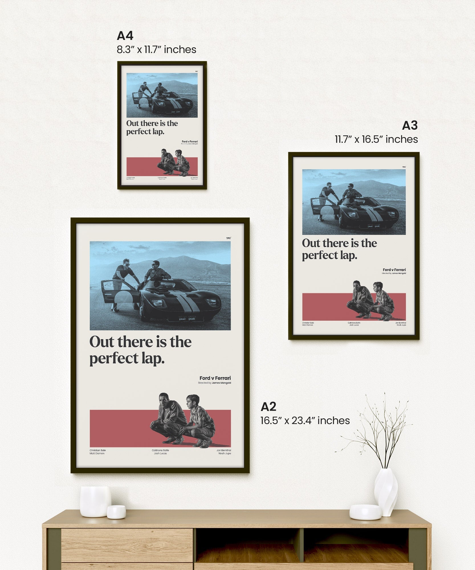 Ford v Ferrari Poster
