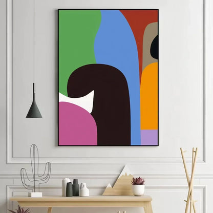 Minimalist Bold Colorful Modern Wall Frame