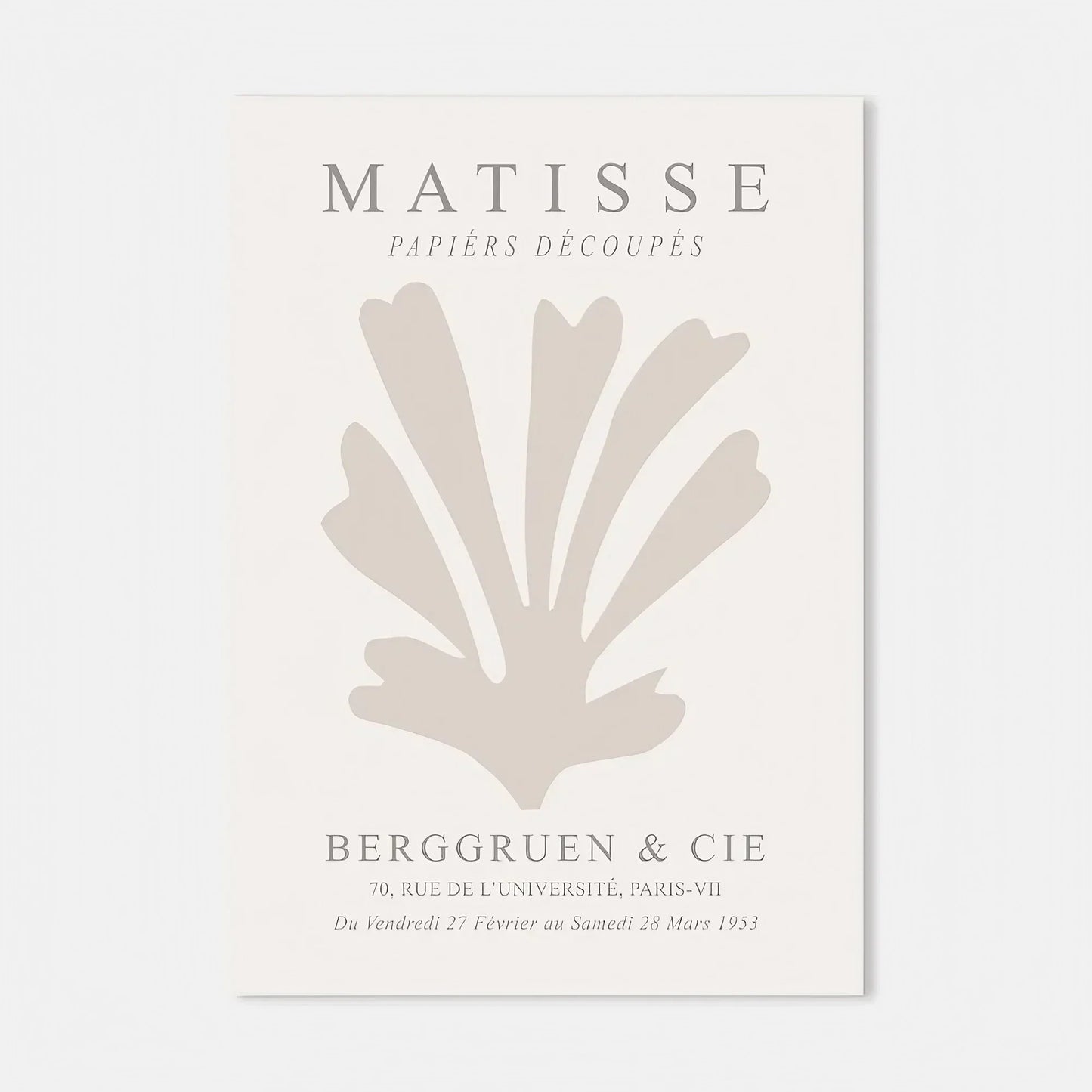 Flower Matisse Wall Art Set of 3 Wall Frames