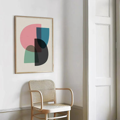 Bedroom Decor Mid Century Modern Wall Frame