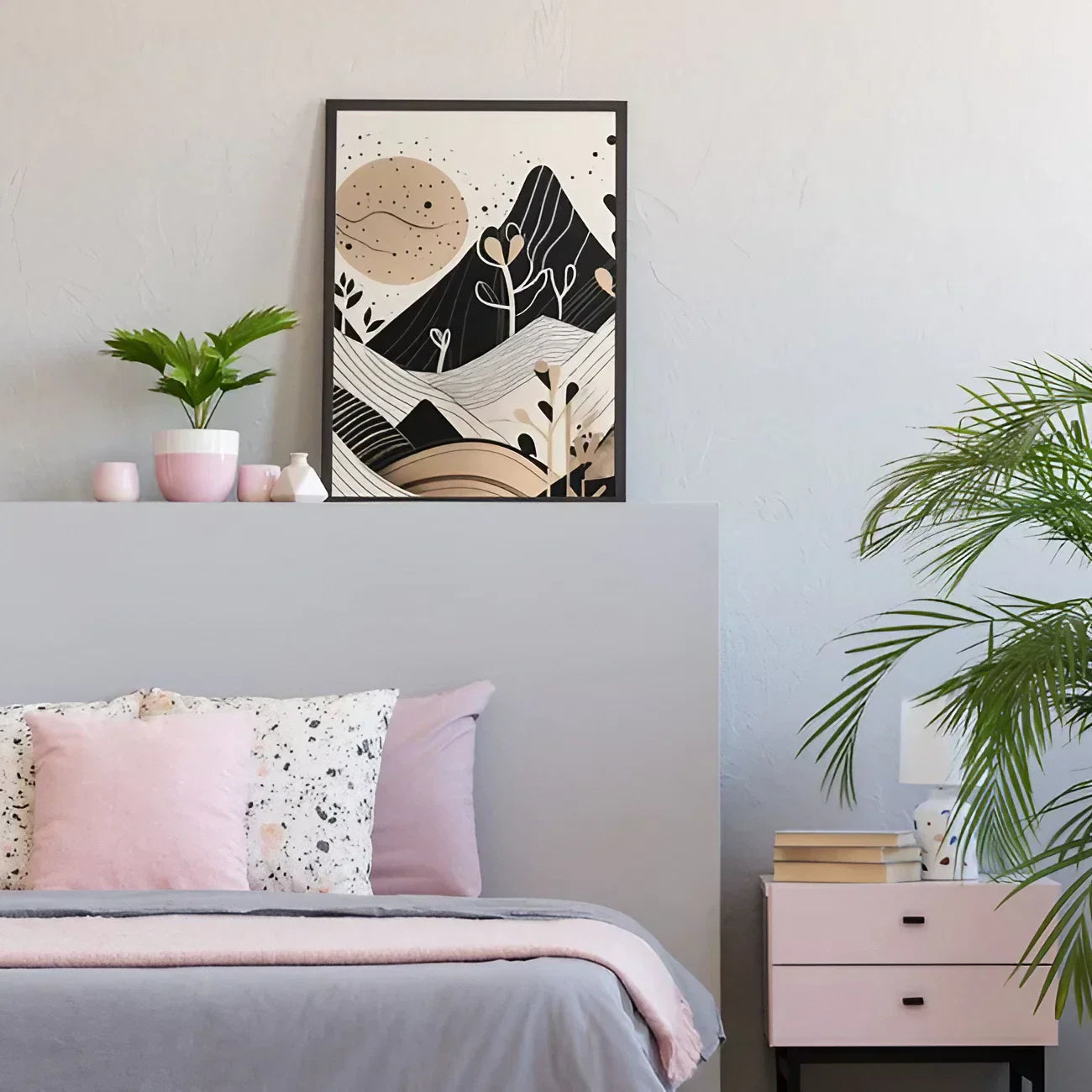 Boho Wall Art Set of 3 Wall Frame