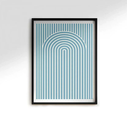 Mid Century Modern Wall Art Set of 3 Wall Frame