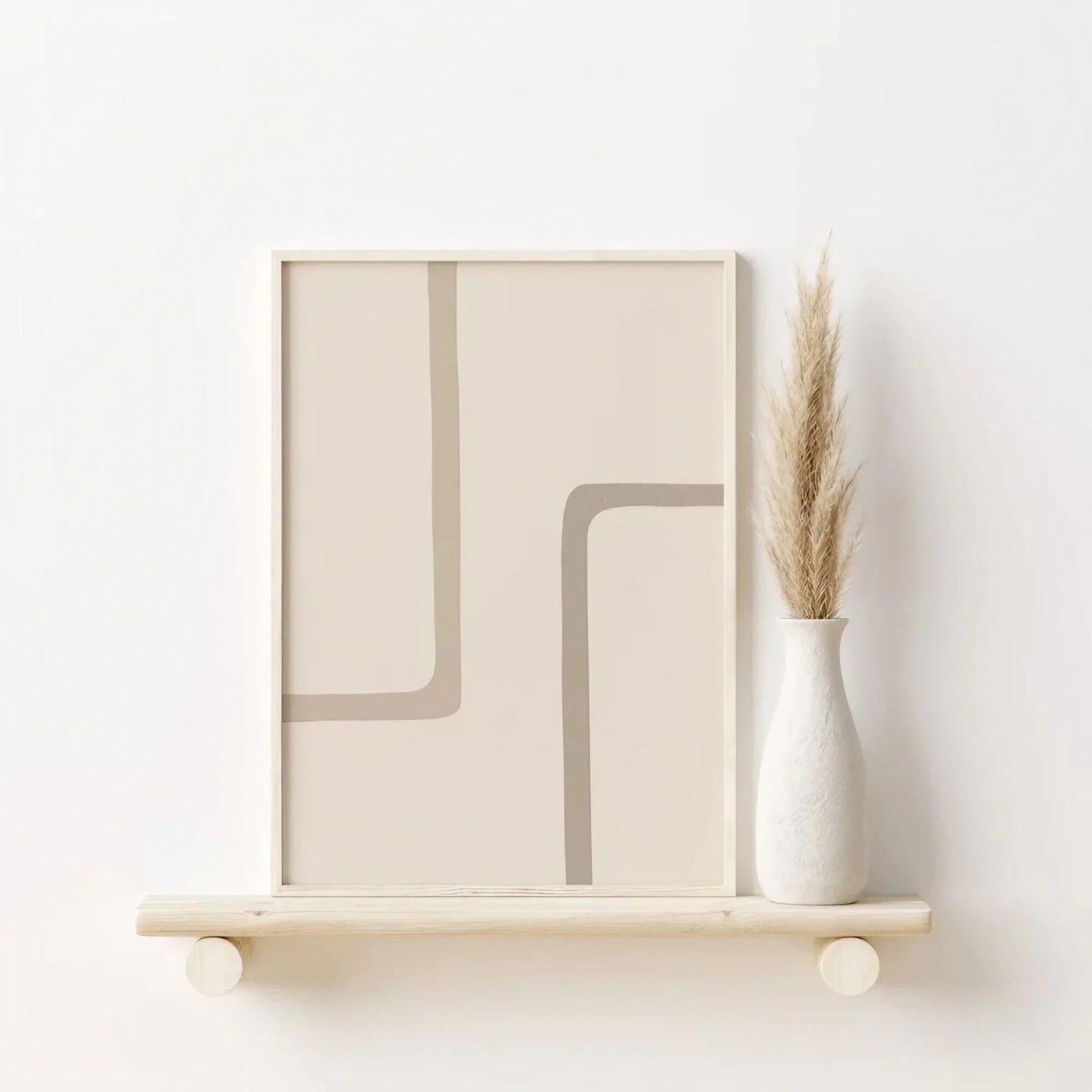 Boho Line Wall Art Set of 3 Wall Frames