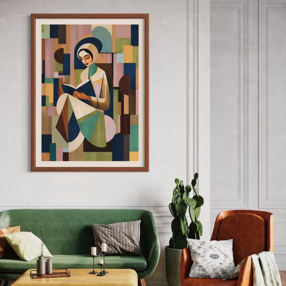 Book Girl Islamic Wall Art Wall Frames