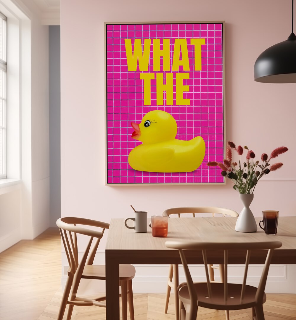 WHAT THE DUCK , QUOTES & TYPOGRAPHY POSTERS
