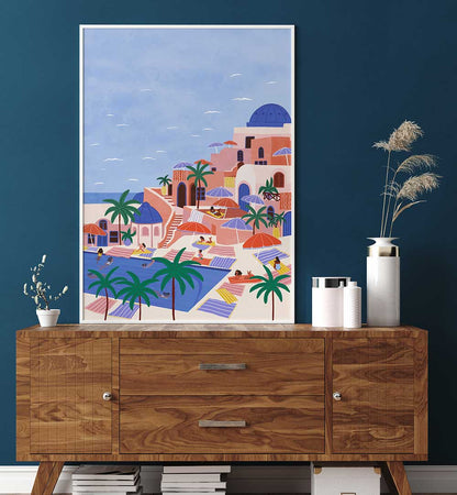 SUMMER VACATION , BEACH PAINTINGS