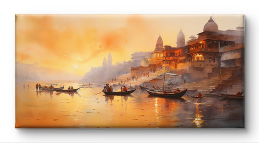 Benares Ghats By Panoramic India