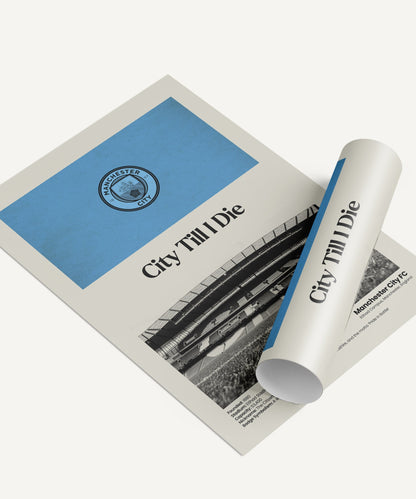 Manchester City FC Poster