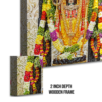 Where Prayers Take Form: A Ram Lalla Painting Print Canvas To Fulfill the Devotee's Soul