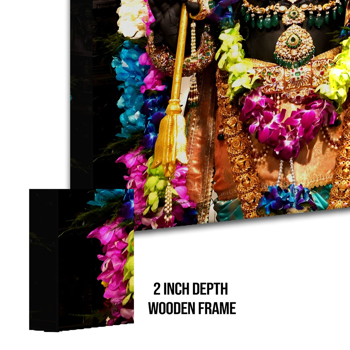 A Divine Encounter: A Ram Lalla Painting Print Canvas Framed Artwork That Captures the Heart