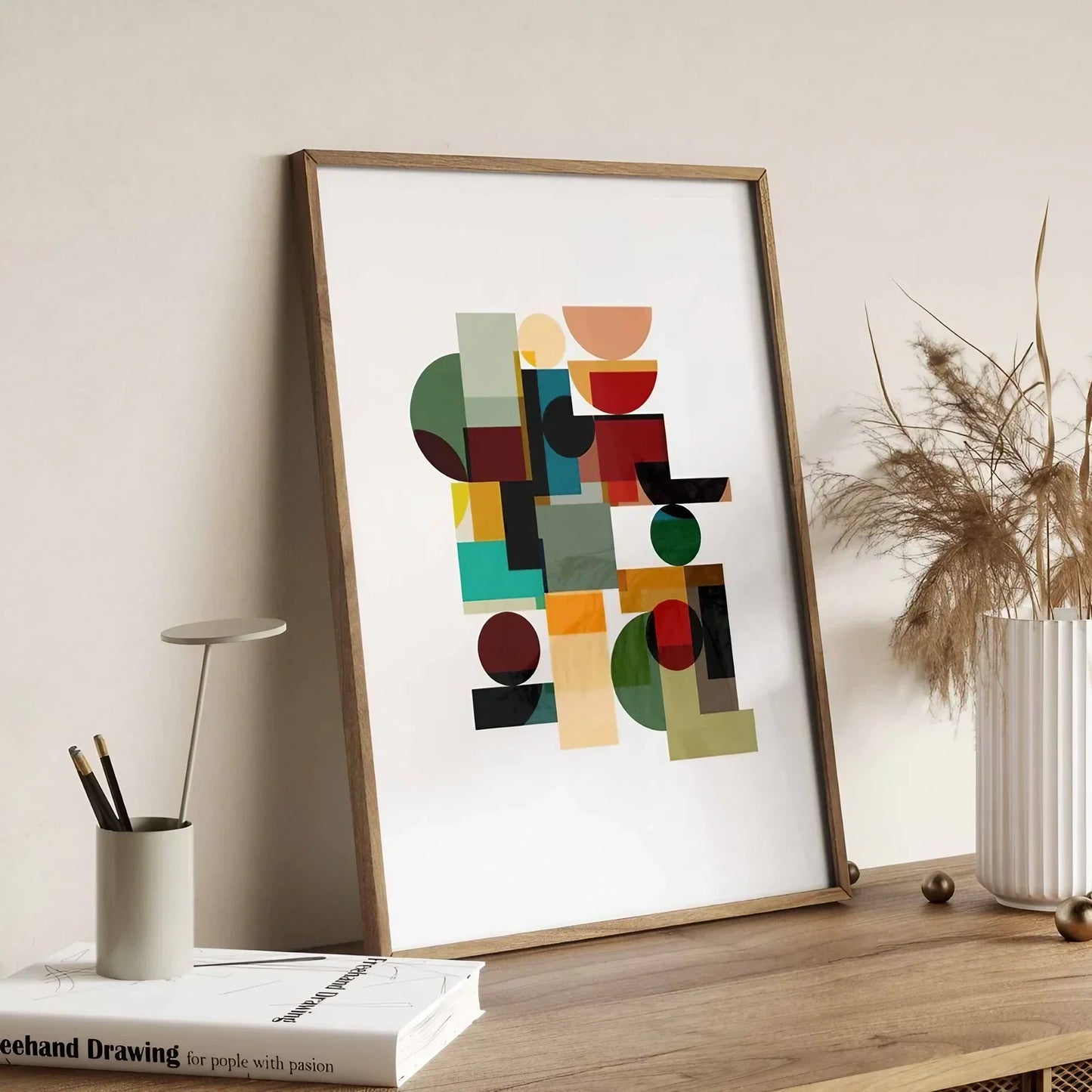 Color Block Art Extra Large Wall Frame