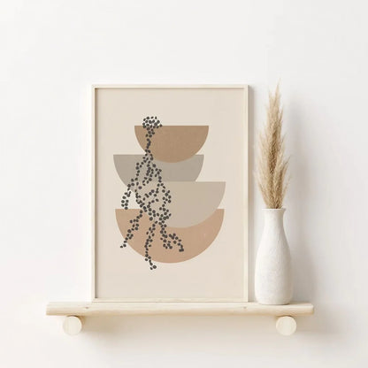 Boho Line Wall Art Set of 3 Wall Frames