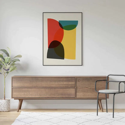 Bedroom Decor Mid Century Modern Wall Frame