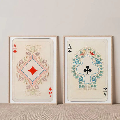 Trendy Retro Wall Art Set of 2 Wall Frame
