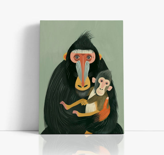 Cheeky Chimps Kids Wall Art Print