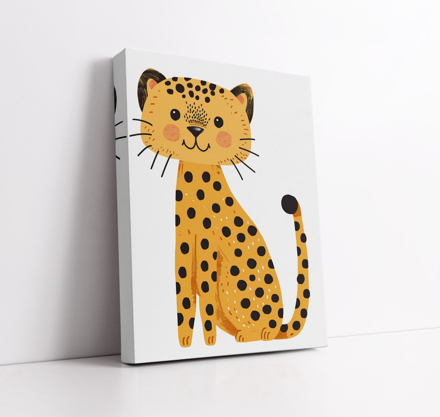 Baby Leopard Kids Wall Art Print
