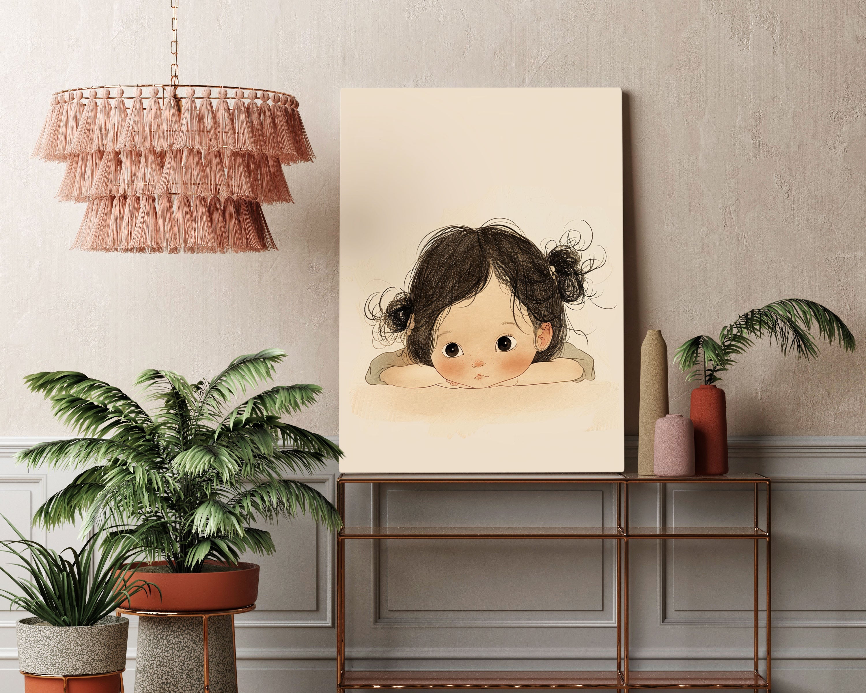 Dreamy Thoughts Kids Wall Art Print