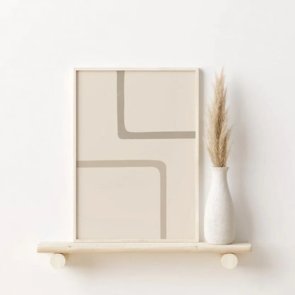 Boho Line Wall Art Set of 3 Wall Frames