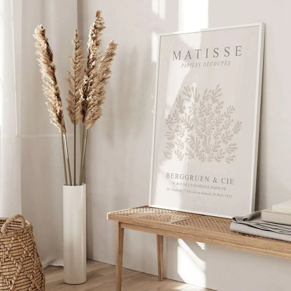 Flower Matisse Wall Art Set of 3 Wall Frames