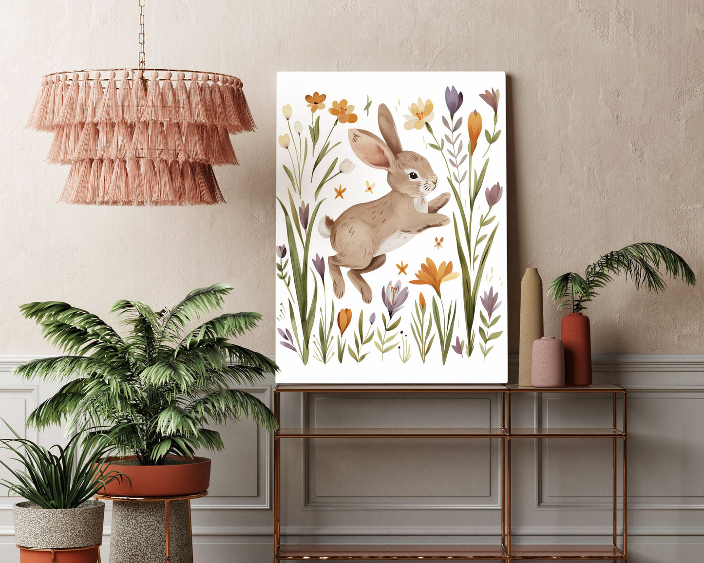 Baby Bunny Kids Wall Art Print