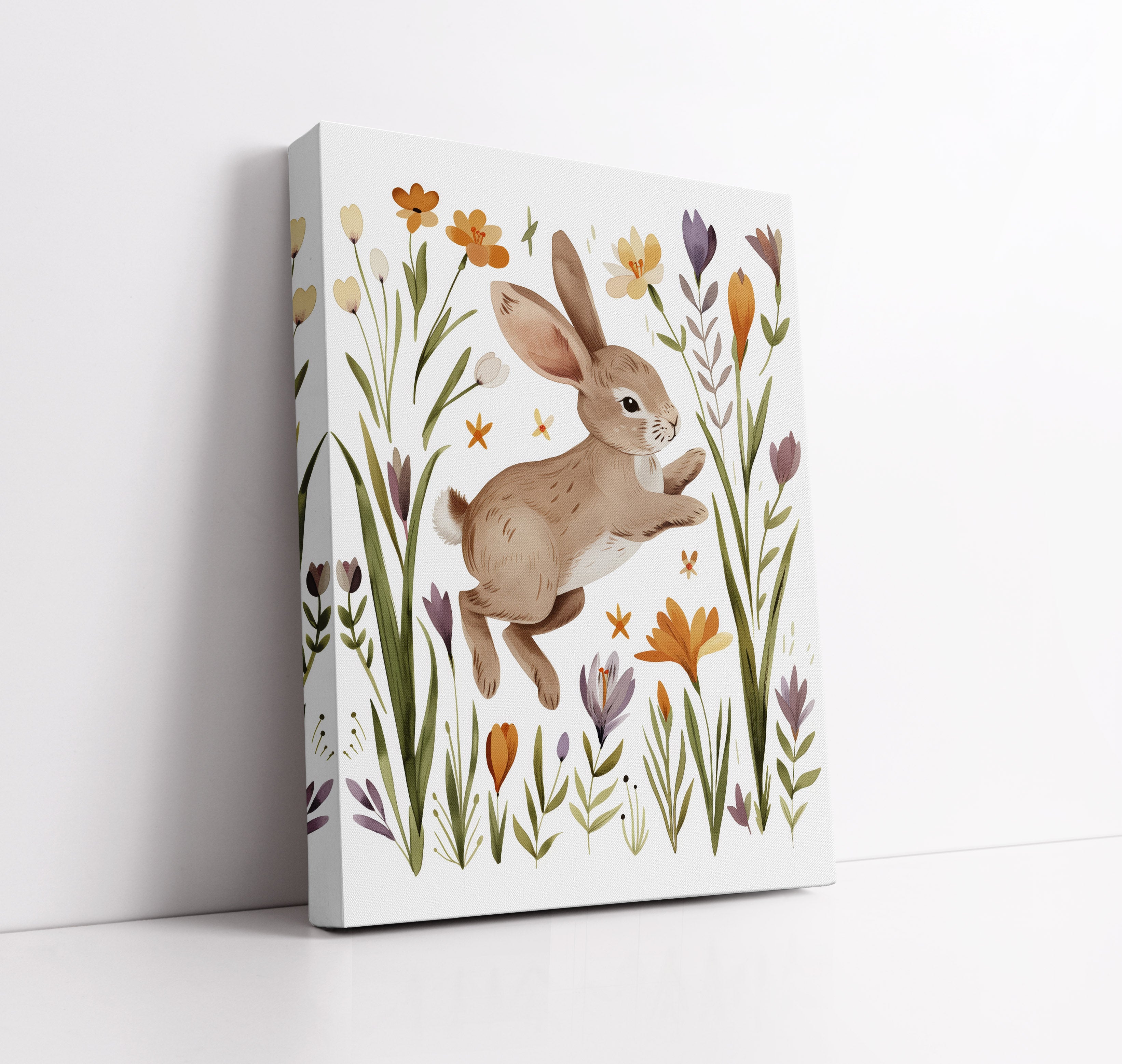 Baby Bunny Kids Wall Art Print
