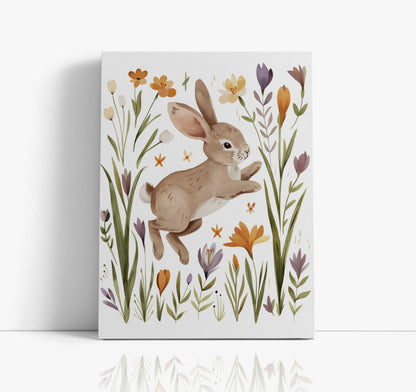 Baby Bunny Kids Wall Art Print