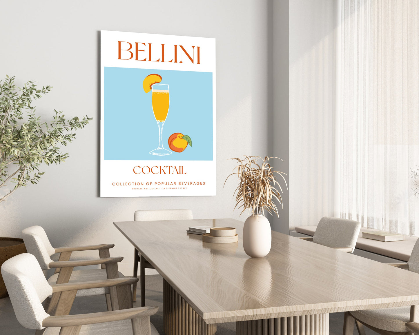 Bellini Cocktail Wall Art Print