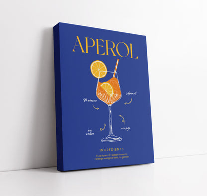 Aperol Cocktail Wall Art Print
