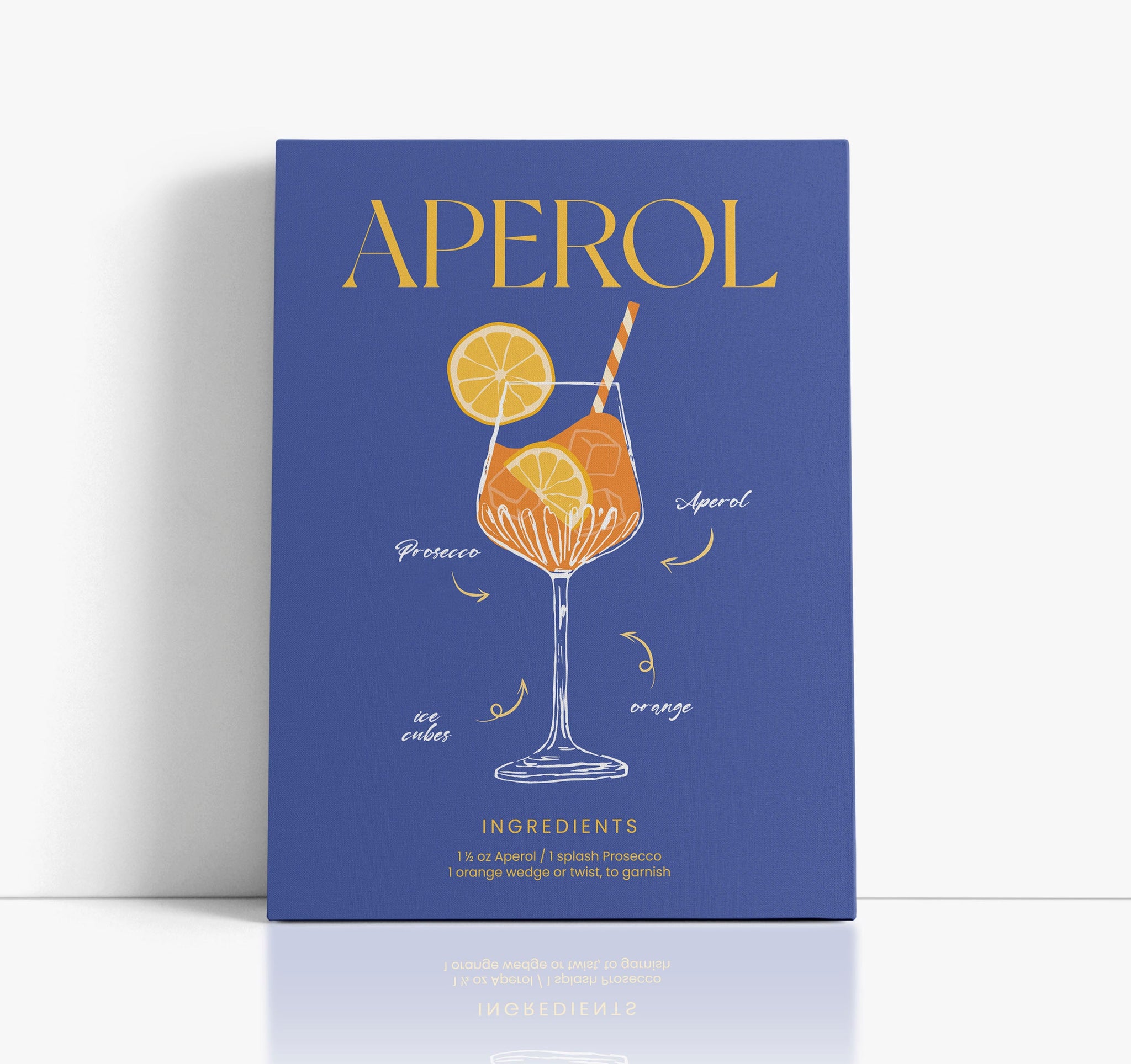 Aperol Cocktail Wall Art Print
