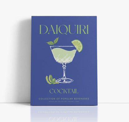Daiquiri Cocktail Wall Art Print