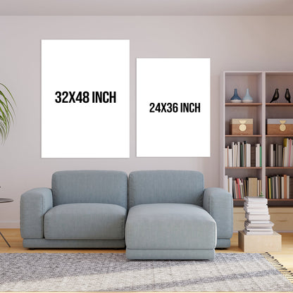 Blossoms for the Divine: A Glimpse into a Ram Lalla Painting Print Canvas Masterpiece Artwork