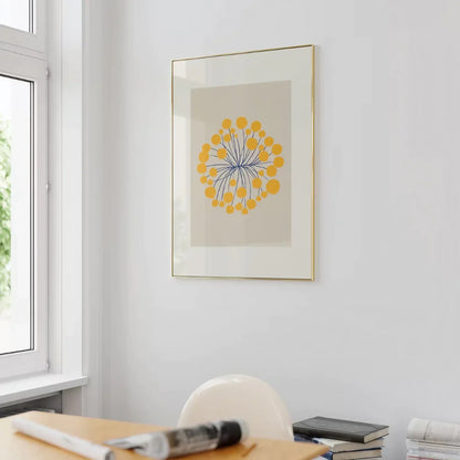 Botanical Floral Wild Flower Wall Art Set of 3 Modern Wall Frames