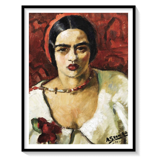Amrita Sher Gil Self portrait III, Amrita Sher Gil Paintings