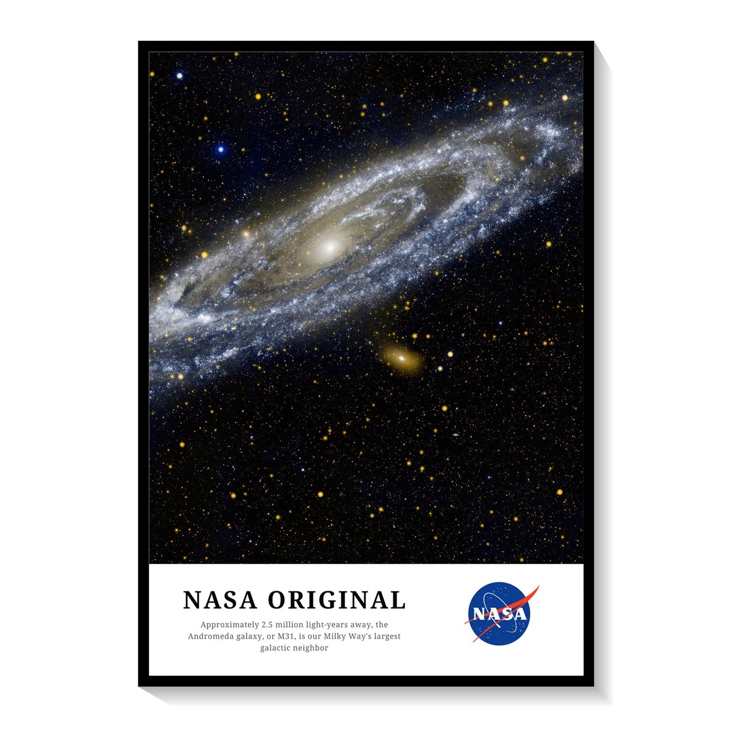 Andromeda-Largest Neighbor Galaxy, NASA Art Posters