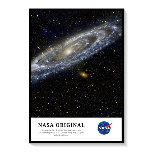 Andromeda-Largest Neighbor Galaxy, NASA Art Posters