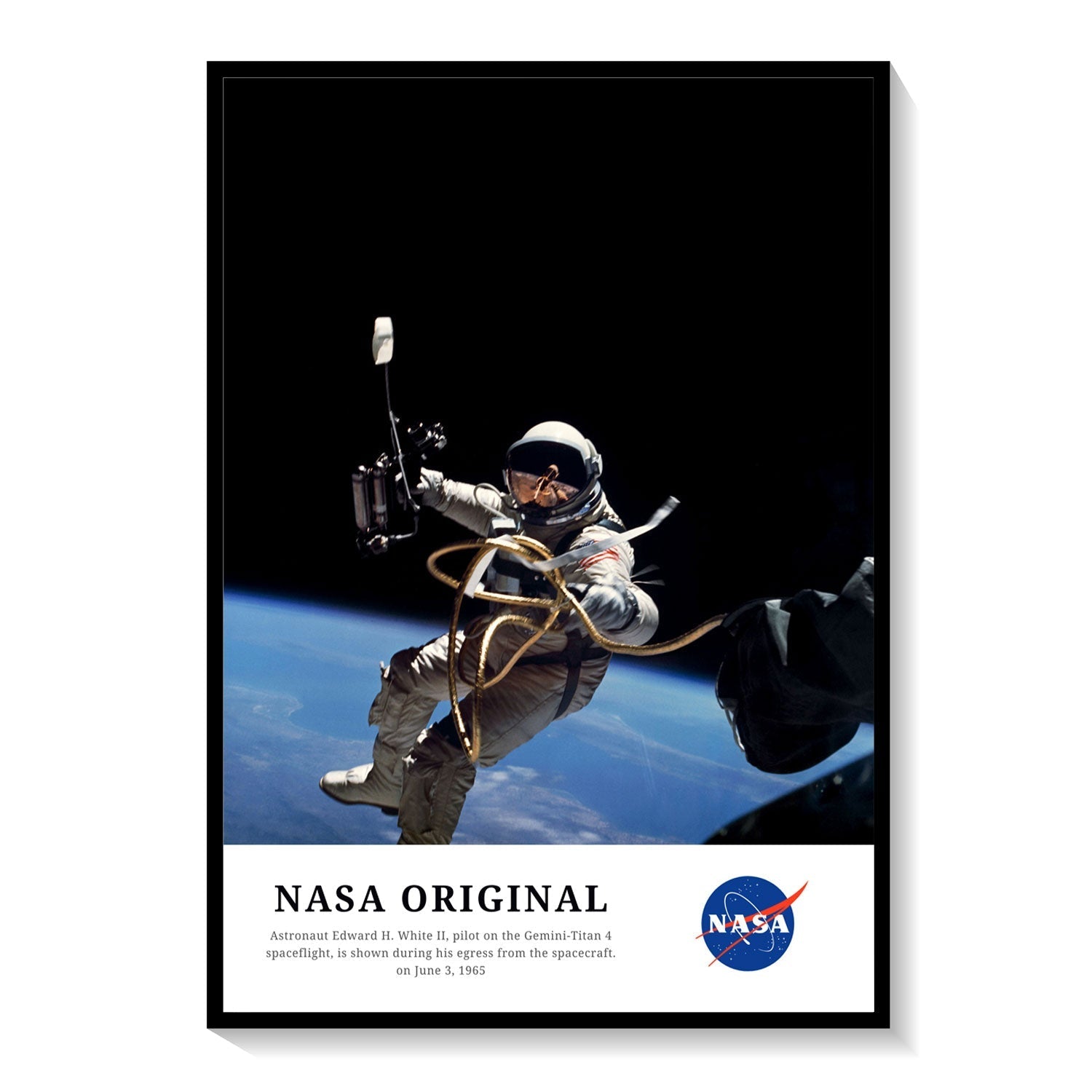 Astronaut on the Gemini-Titan 4, NASA Art Posters