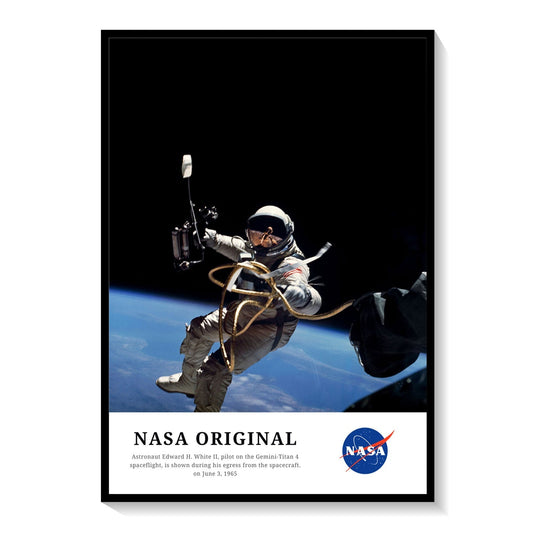 Astronaut on the Gemini-Titan 4, NASA Art Posters