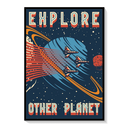 Explore Other Planet, Space Poster