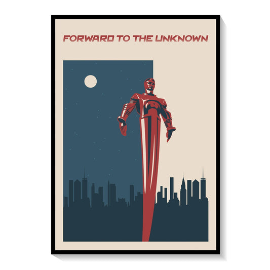 Forward to the Unknown, Space Art Poster