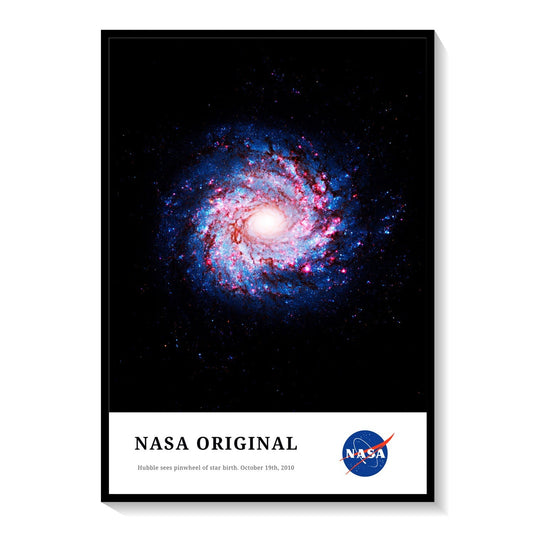 Hubble Sees Pinwheel, NASA Art Posters