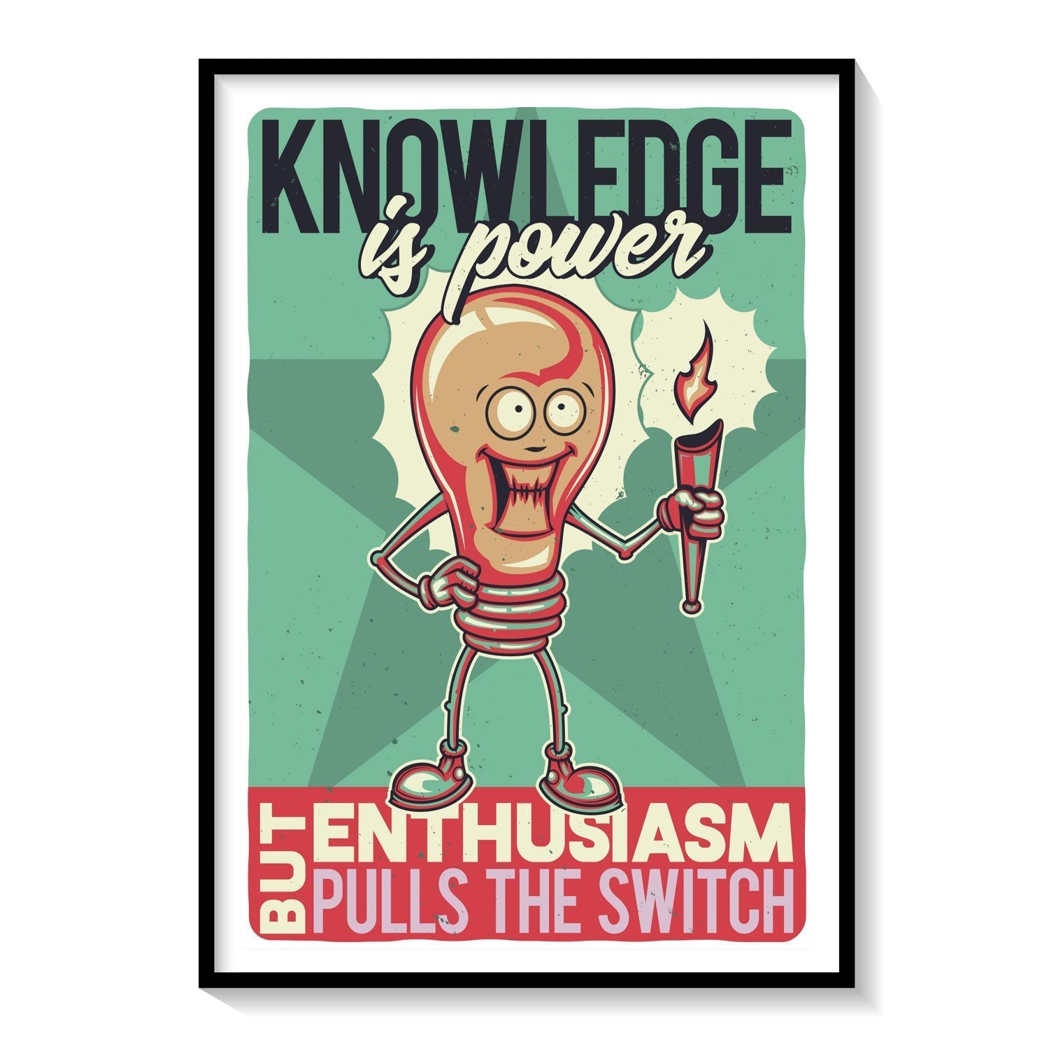 Knowledge is Power, Motivational Posters