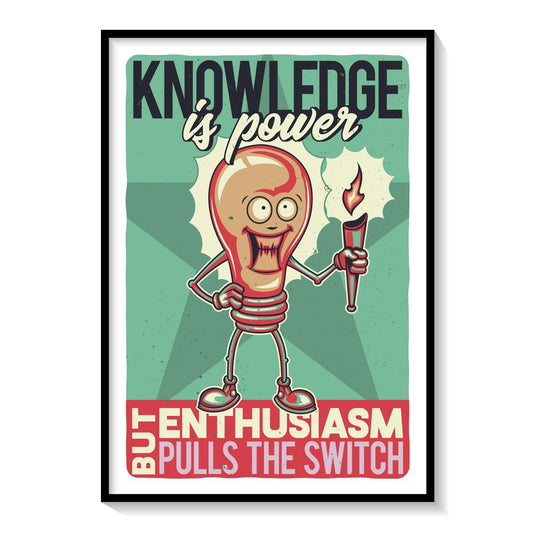 Knowledge is Power, Motivational Posters