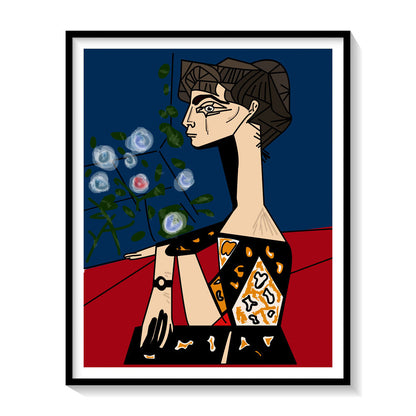 Abstract Woman, Pablo Picasso Painting