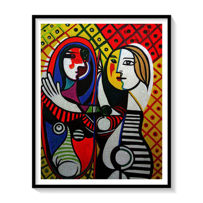 Femme et Homme, Pablo Picasso Painting