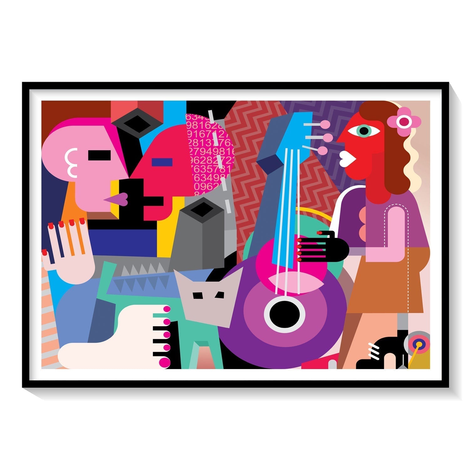 Jazz and Music, Picasso Painting