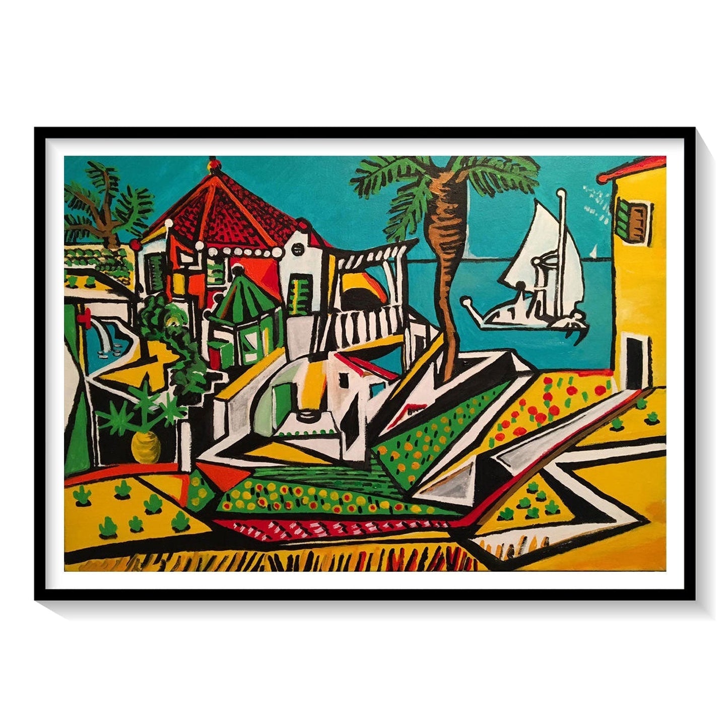 Picassos Mediterranean Landscape, Picasso Painting
