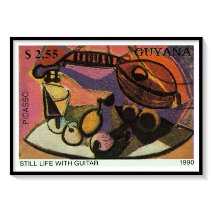 Still Life with Guitar, Picasso Painting