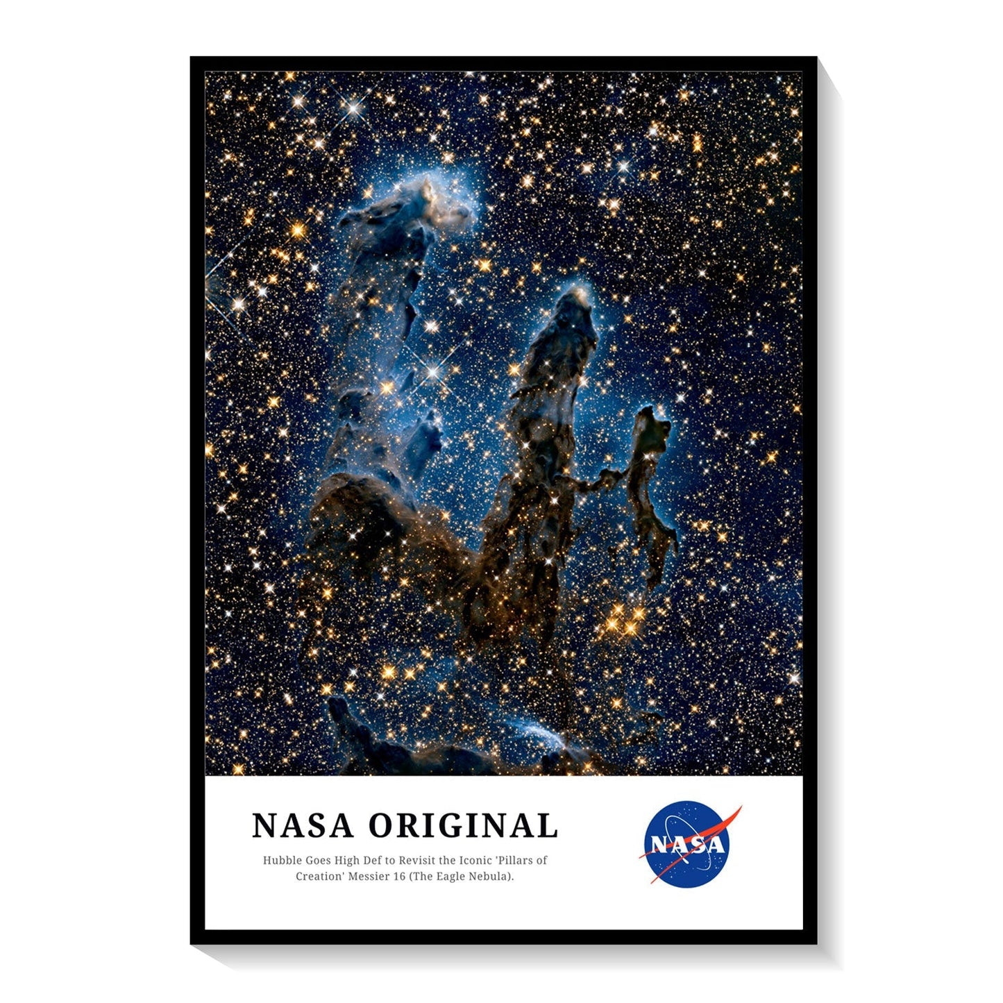 Pillars of Creation The Eagle Nebula, NASA Art Posters