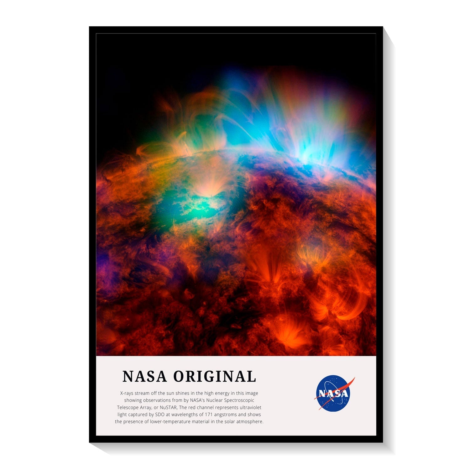 Sun Rays Zoomed, NASA Art Posters